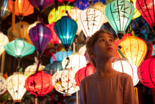 Vietnam Hoi An Lantern Shop Night Girl Credit G Adventures