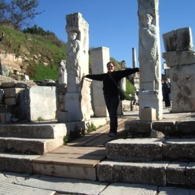 KC at Ephesus Turkey